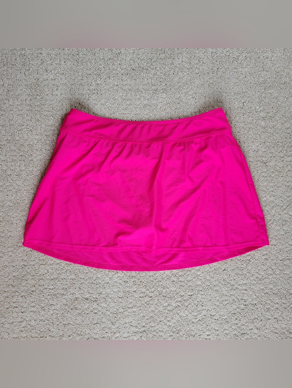 Sonnet Shores Pink Swim Skirt Bottoms Plus Size L 12 Full Coverage Solid NWOT